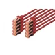 CAT 6 S-FTP patch cord, Cu, LSZH AWG 27/7, length 0.5 m, 10 pieces, color red