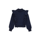 WE Fashion Pulover  marine / srebrna