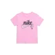 Nike Sportswear Majica KSA CONNECTED roza/rosé/svetlo roza/črna