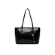 MICHAEL Michael Kors Ročna torba Quinn 30F6SQNT6O Črna