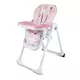 Kinderkraft stolica za hranjenje YUMMY pink