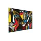 shumee STEKLENA ZAŠČITNA PLOŠČA ZA ŠTEDILNIK 70x52 POP ART.