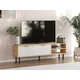 TV-omarica Kailua 2555 (Bela + Hrast) Hrast, Bela, 150x45x30cm