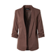PIECES Blazer PCBOSELLA temno rjava/bela