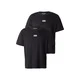 JACK & JONES Majica JWHCLASSIC črna/bela