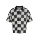JACK & JONES Pletena jopa JCOATHLETICO črna/off-bela