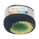 SpagoYarn Rainbow - 250g / 1000 m - rjava, bež, zelena