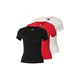 Tommy Jeans Majica rdeča/črna/bela