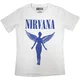 Nirvana Angelic Blue Mono White L Ženske Majica