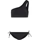 Womens Asymmetrical Bikini - Black