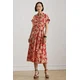 LAUREN RALPH LAUREN Srajčna obleka 200P08692001 Rdeča Regular Fit