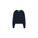 Bershka Pulover temno modra