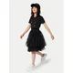 Karl Lagerfeld Kids Vsakodnevna obleka Z31142 S Črna Regular Fit