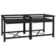 Vidaxl Pedestal za pralni stroj 2 szt. Črna 120 x 56 x 52 cm Jeklo