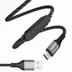 DUDAO L7 kabel USB/Micro USB 5A 1m, črna