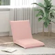 vidaXL Tlorisni stol Roza 54 x 64 x 59 cm Ovčja tkanina