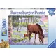 Ravensburger puzzle (slagalice) XXL 300pcs Konji Serene Sunset RA13242