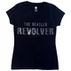 The Beatles Revolver Crystals (Embellished) Black M Ženske Majica