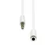 ProXtend tanek 4-pinski podaljševalni kabel, bel, 3 m, M4EXS-03W