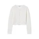 Mayoral Pletena jopica 6354 Bela Regular Fit
