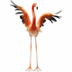 Meblo Trade Ukrasna figura Flamingo Road Fly 66 cm 49,5x28x66h cm