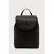 Calvin Klein Nahrbtnik Bold Ck Flap Mini Backpack LV04F3893G Temno rjava