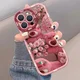 Yingkaida Maska za mobilni telefon iPhone 12 Pro Max, Roza