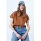 Trend Alacati Stili Ženska bluza Alc-X14615, Smeđa