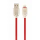 Gembird USB kabel[USB 2.0] - USB A (M) - Lightning (M) kabel, 2 m, Rdeča (CC-USB2R-AMLM-2M-R)