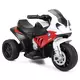 Northix Otroški motor s kolesi za trening, 6V električni motor z glasbo, 66 x 37 x 44,5 cm, rdeč