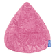 Lesnina VREČA ZA SEDENJE FLUFFY L, pink tekstil