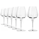 Set of 6 red wine glasses, crystalline glass, 670 ml, Divine - Krosn