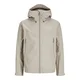 JACK & JONES Prehodna jakna Trail greige/bela