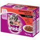 Ekonomično pakiranje Whiskas Junior vrećice 48 x 85 / 100 g - Klasični izbor u umaku (100 g / vrećica)