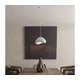 Brilagi - Luster na sajli WABI SABI 1xE27/40W/230V prečnik 33 cm bela