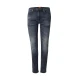 HUGO Kavbojke 734 siv denim