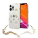 TELEMPIRE Maska za telefon Guess Hc Pc Chain Handle Peony za iPhone 13 Pro 6.1 zlatna