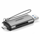 Ugreen SD / micro SD čitač kartica USB 3.0 / USB Type C 3.0 (50706): sivi
