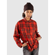 Empyre Addison Flannel Shirt red gray