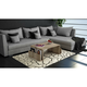 HANAH HOME Sto za dnevnu sobu Magazin Walnut