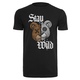 Mister Tee Majica Stay Wild rjava / siva / črna / bela