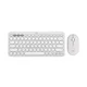 Logitech Pebble 2 Combo tipkovnica Miška vključena Univerzalno Brezžični RF + bluetooth AZERTY Francoščina Bela