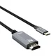 WOZINSKY Kabel USB-C – HDMI 4K 60 Hz, 1,8 m – črn