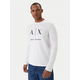 ARMANI EXCHANGE Majica črna / bela