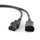 Gembird Napajalni kabel C13 (M) - C14 (F) kabel, 1,8 m, črna (PC-189-075-1.8M)
