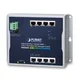 PLANET IP30, IPv6/IPv4, 8-Port 1000TP + 2-Port 100/1000F SFP Wall-mount Managed Ethernet switch (-40 to 75 C), dual redundant power input on 12-48VDC / 24VAC terminal block and power jack, SNMPv3, 802.1Q VLA (WGS-4215-8T2S)