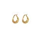 Cala Rose Uhani TRIPLE HOOPS zlata
