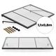 MultiGarden Nadstrešnica za ulazna vrata 113x80cm sa UV zaštitom AW-080