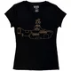 The Beatles Yellow Submarine (Embellished) Black L Ženske Majica
