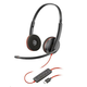Poly Blackwire C3220 slušalke, USB-C, stereo (nepakirane), črne etui